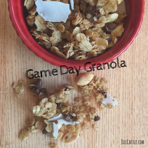 A picture of game day granola recipe