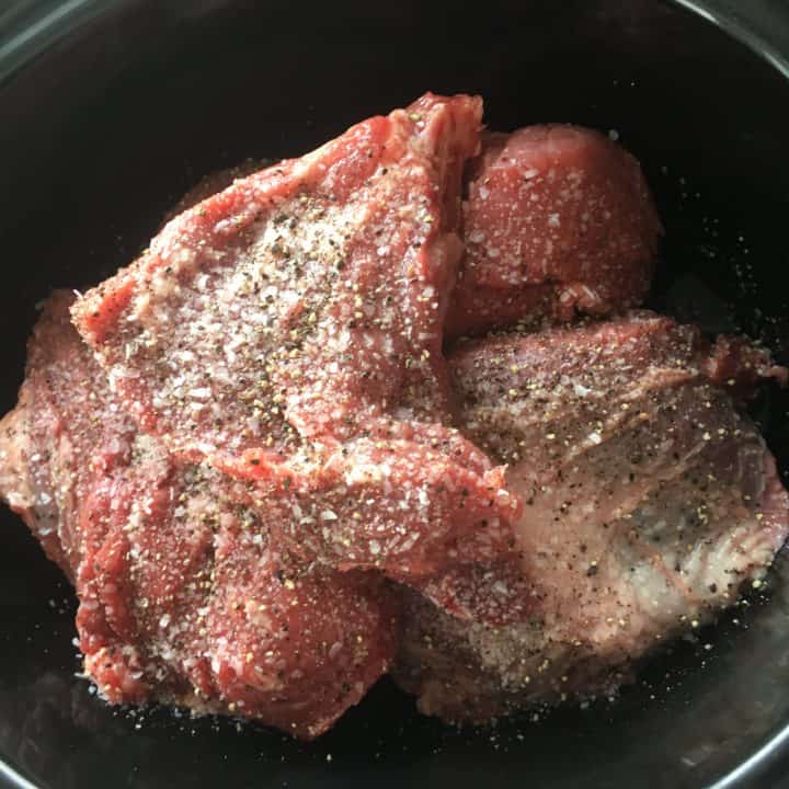 Slow cooker shredded beef