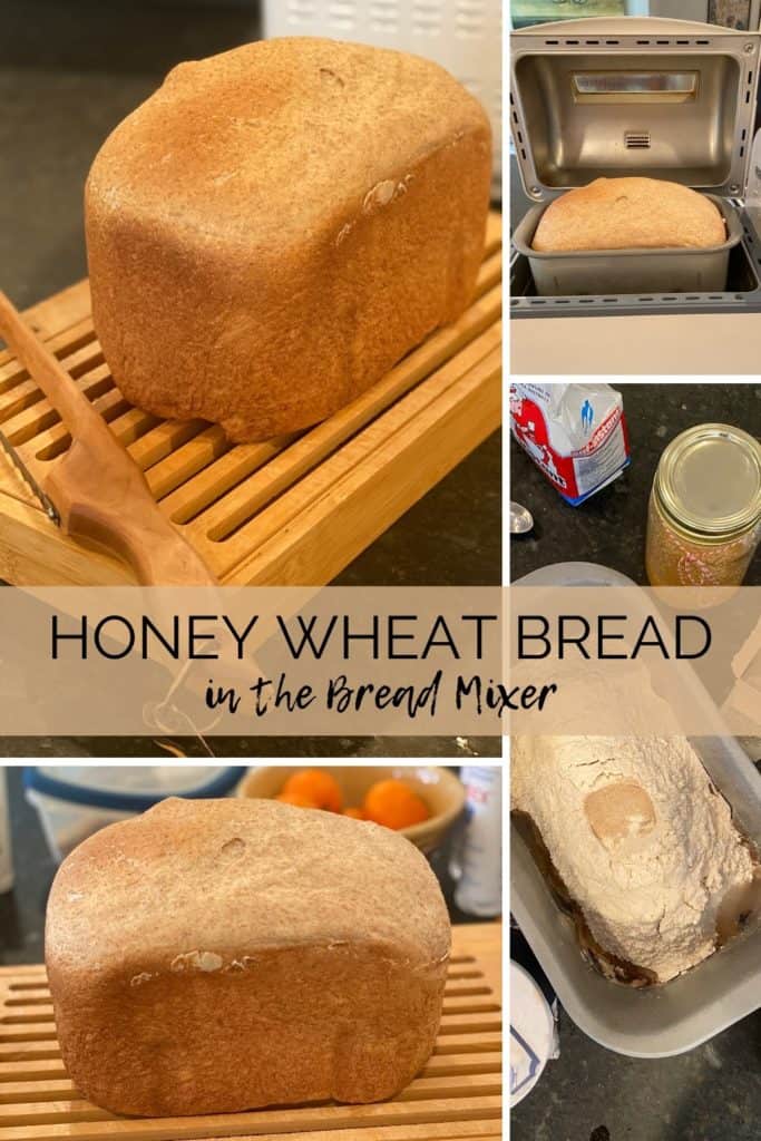 Honey whole wheat bread pinterest image